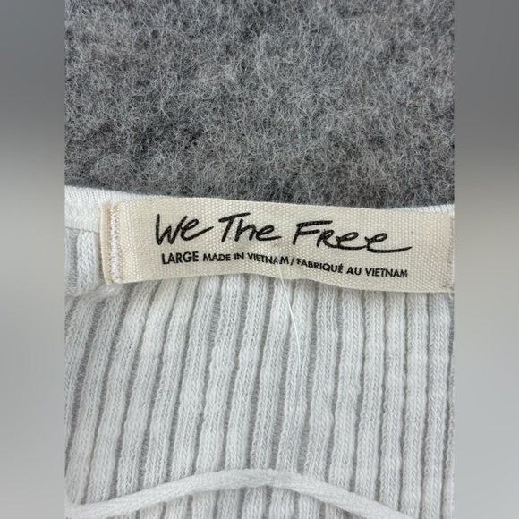 Free People | Boss‎ Babe Tank | Optic White | Women’s Size Large - Picture 6 of 13